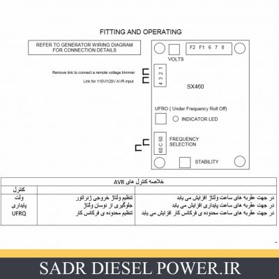 نقشه رگولاتور ژنراتور