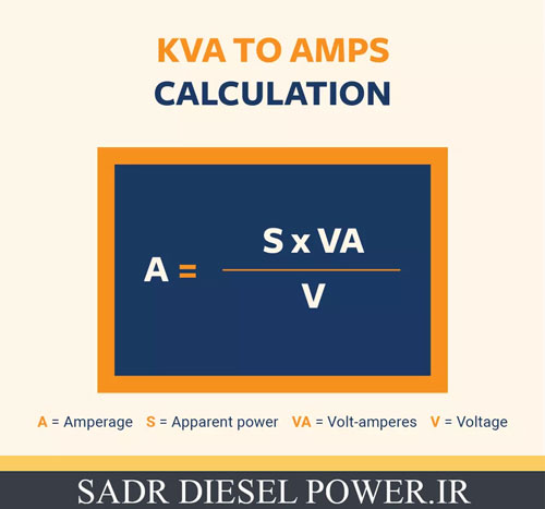 فرمول محاسبه توان ژنراتور