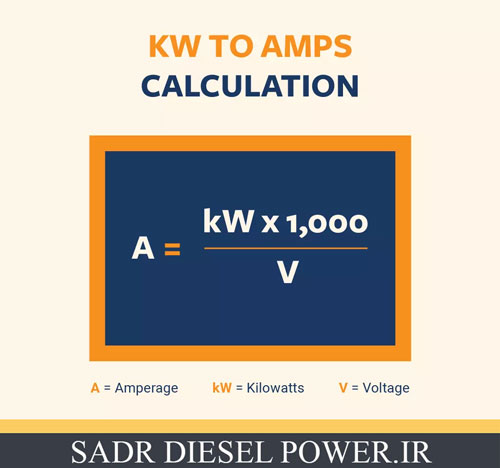 محاسبه کیلو وات به آمپر